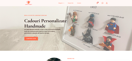 Cadouri handmade personalizate